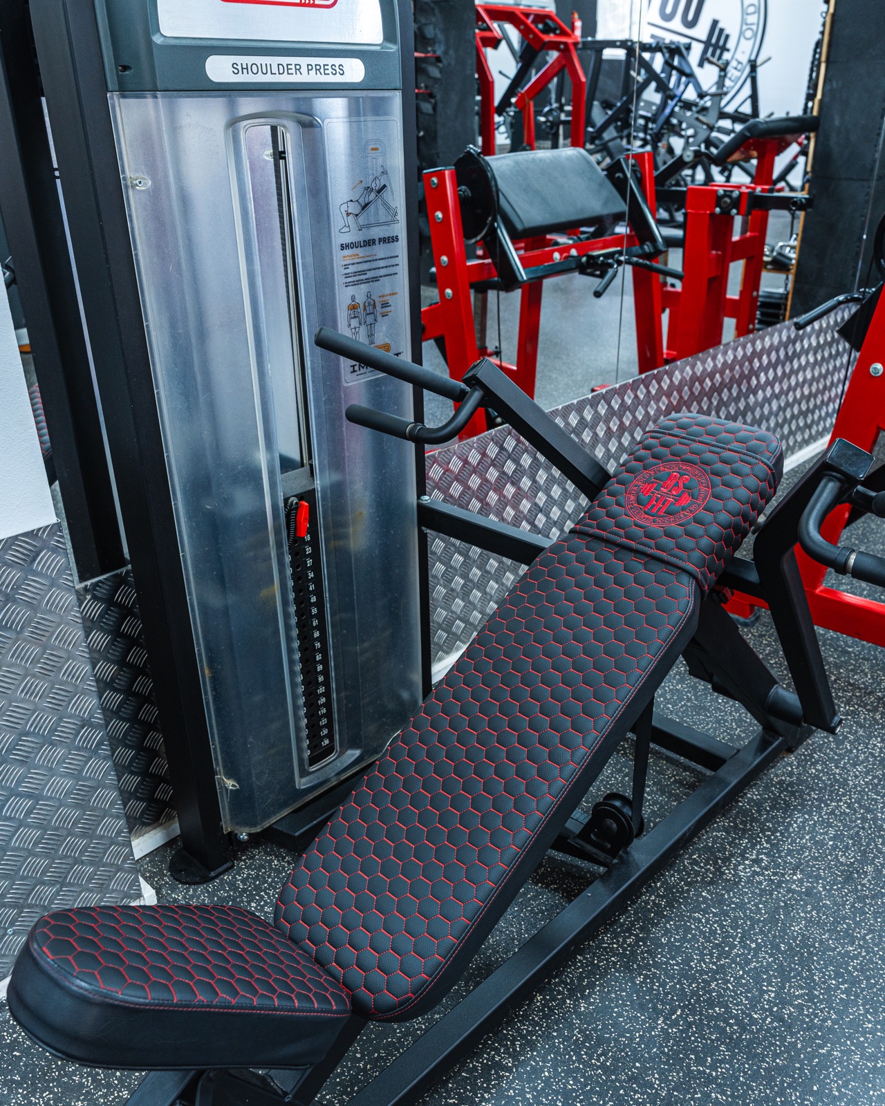 Detalle de banco y zona de fuerza en OSFIT